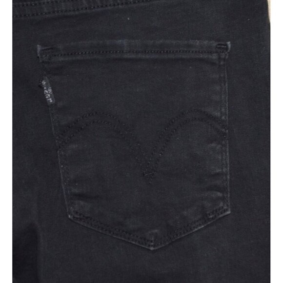 Levi's Ladies Black Classic Bootcut Jeans Size 8 Stretch Casual Western - Picture 5 of 10